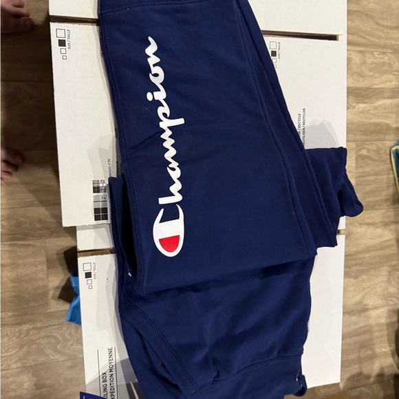 Champion Pants - Champion Navy Bottoms